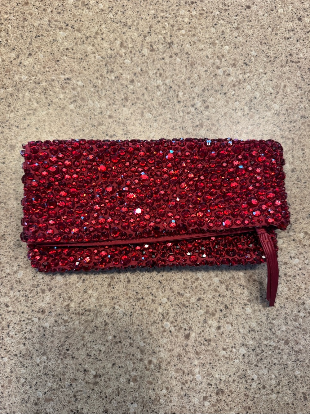 Banana Republic Red Crystal-Embellished Women’s Clutch